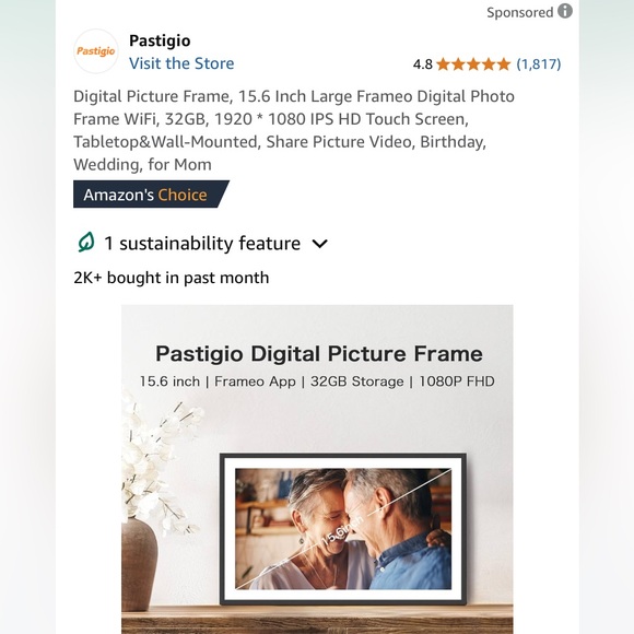 Pastigio Accents Pastigio Digital Picture Frame Poshmark Pastigio accents pastigio digital picture frame poshmark